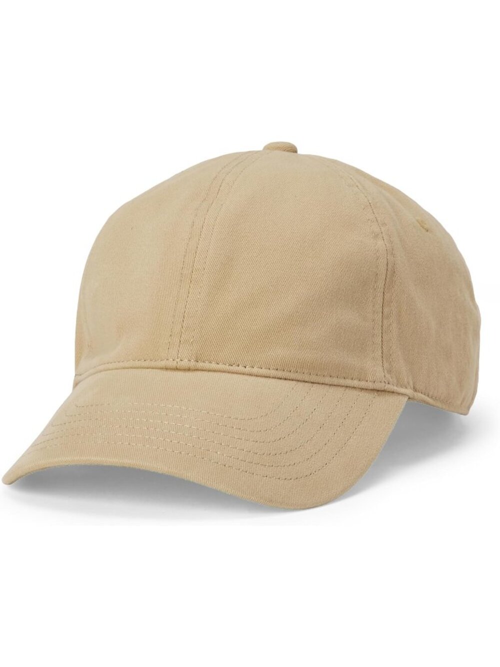 Men's Baseball Cap Khaki Cotton Casual Comfort Slide Buckle Adjustable Strap